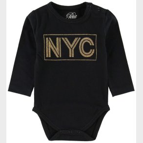 Petit by Sofie Schnoor Body l/ - NYC - Sort m. Glimmer