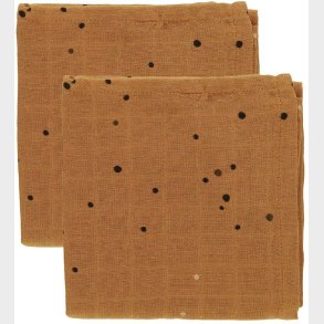 Done By Deer Stofble - 70x70 - 2-pak - Mustard Dreamy Dots