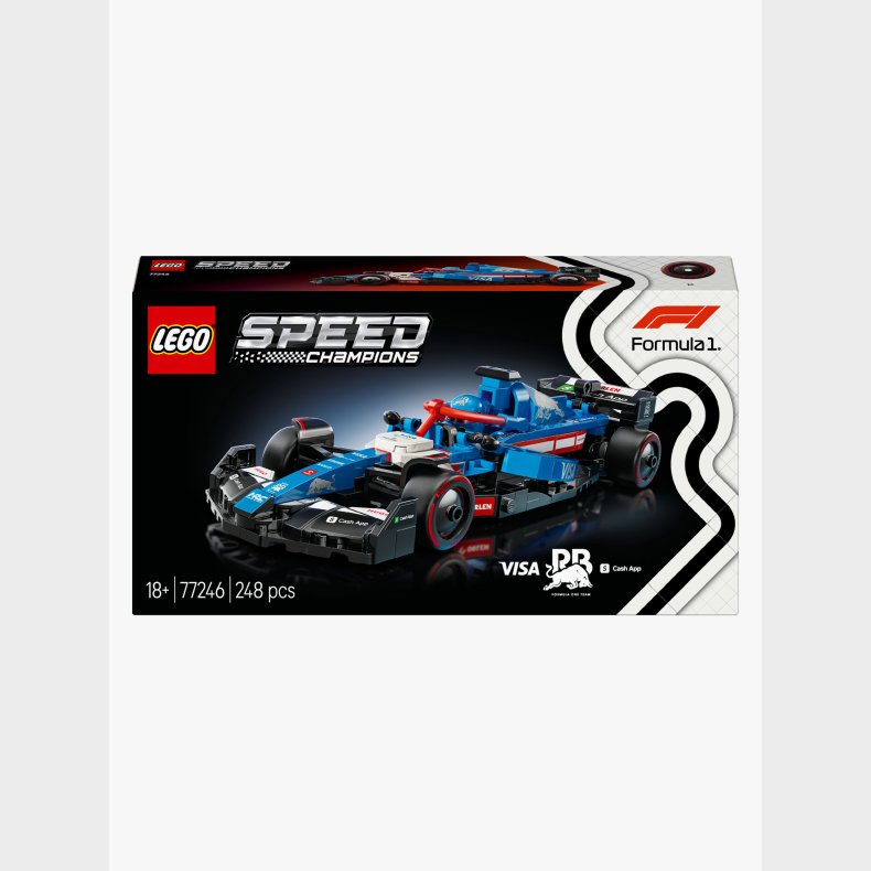 LEGO Speed Champions 77246 Visa Cash App RB VCARB 01 F1-racerbil