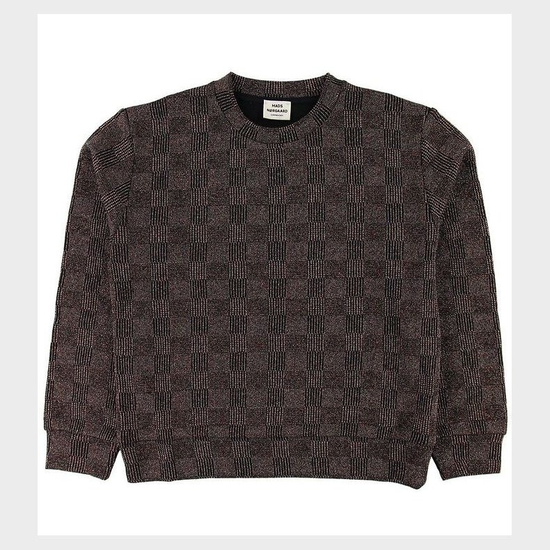 Mads Nrgaard Bluse - Talinka - Sort m. Glimmer/Tern