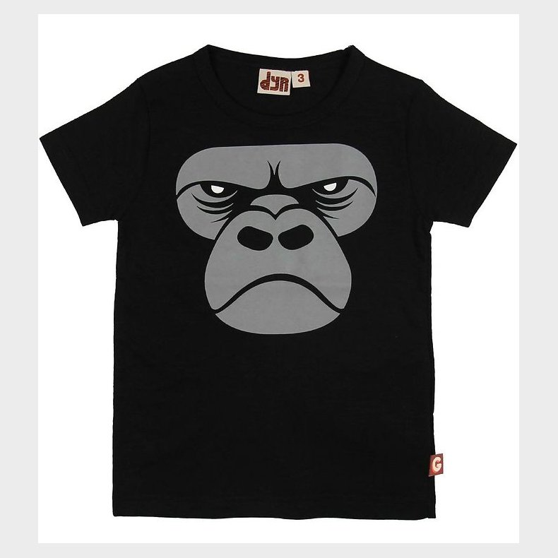 DYR T-Shirt - DYRPrimate - Black Zoomgorilla