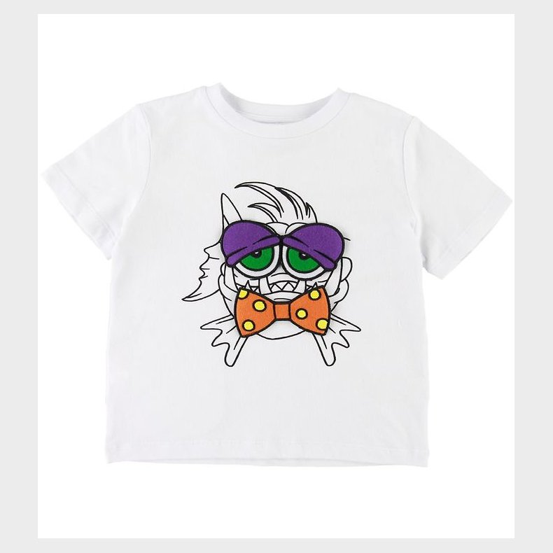 Stella McCartney Kids T-shirt - Hvid m. Fisk/Patches