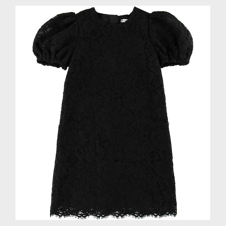 Dolce & Gabbana Kjole - Sort m. Blonder