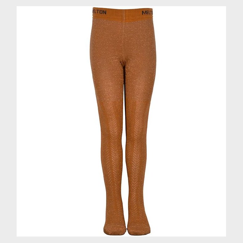 Melton Strmpebukser - Orange m. Glimmer