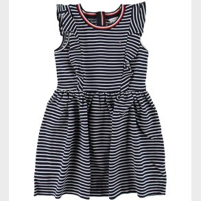 Tommy Hilfiger Kjole - Navy/Hvidstribet m. Flser