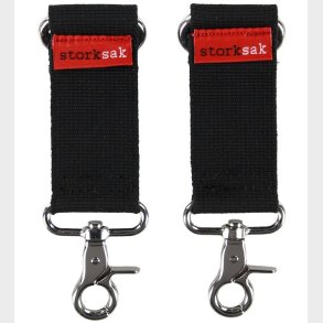 Storksak - Klapvognskrog Til Pusletaske - Sort