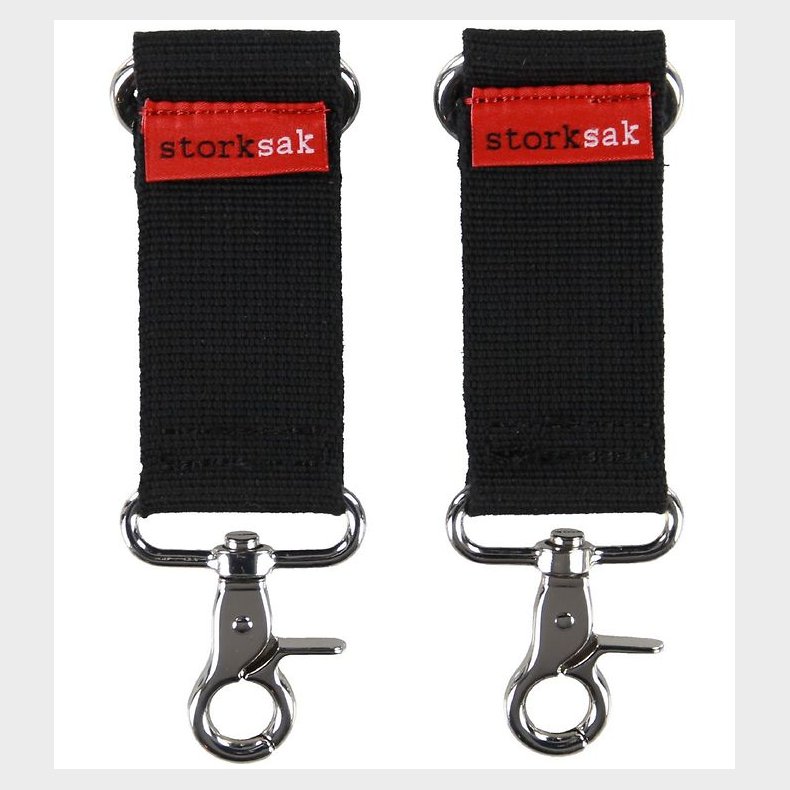 Storksak - Klapvognskrog Til Pusletaske - Sort