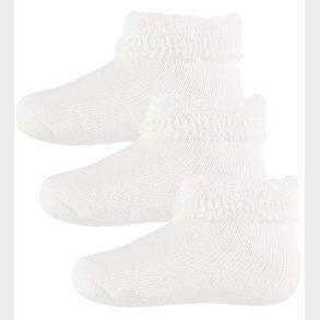 Melton Strmper - 3-pak - Hvid