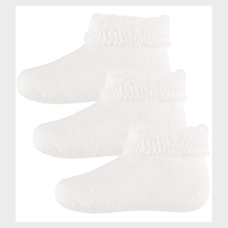 Melton Strmper - 3-pak - Hvid