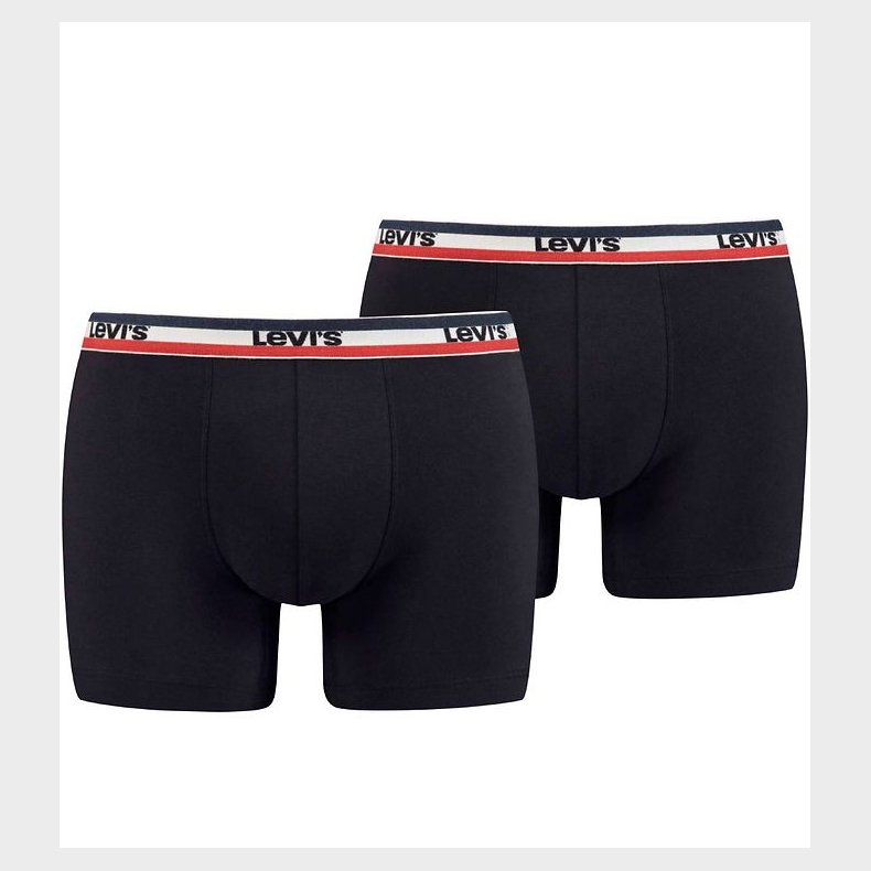 Levis Boxershorts - 2-pak - Boxer Brief - Sort