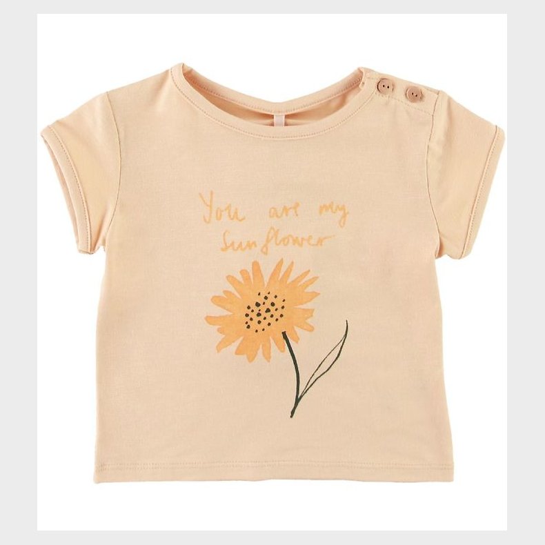 Soft Gallery T-shirt - Nelly - Sunny - Winter Wheat