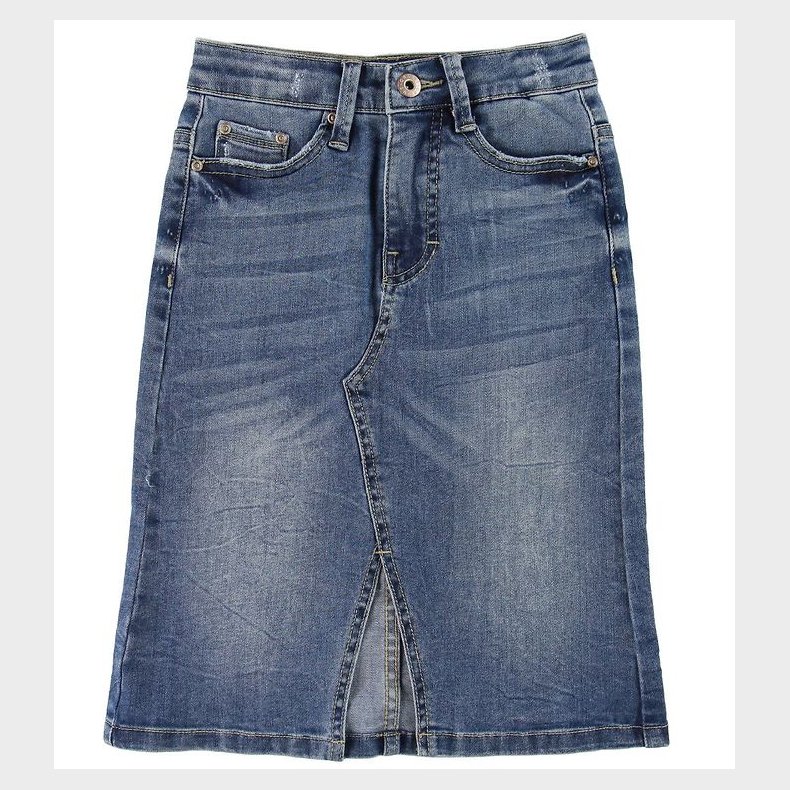 Grunt Maxi Nederdel - Janni - Bl Denim