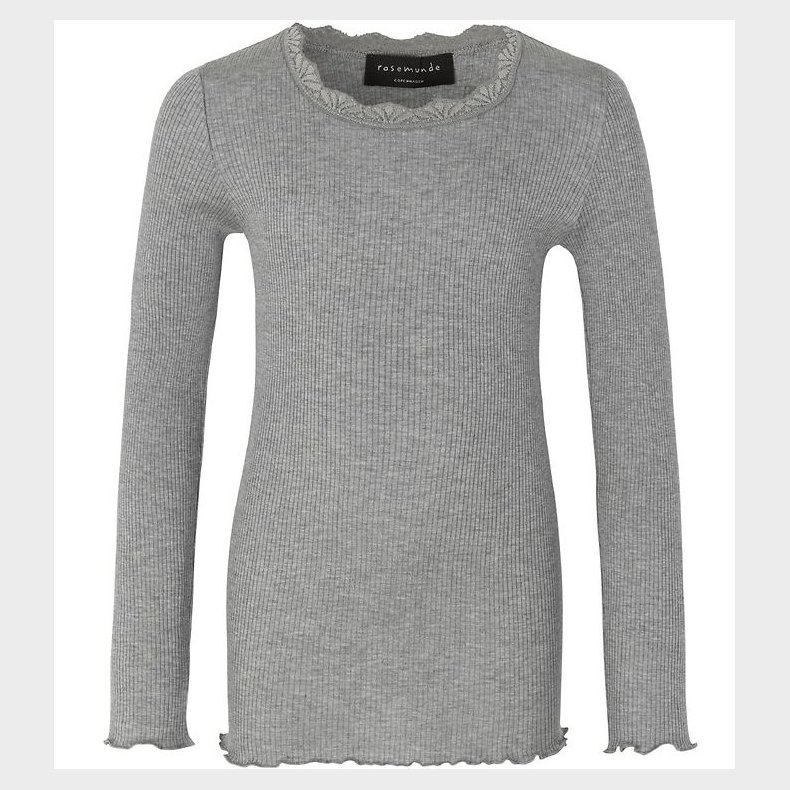 Rosemunde Bluse - Gr�meleret