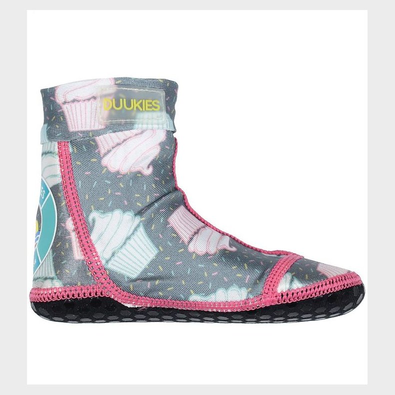 Duukies Badesokker - UV50+ - Cupcake - Gr�/Rosa