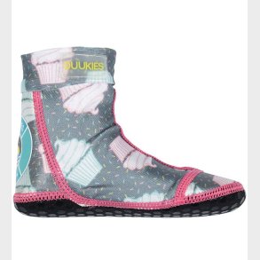 Duukies Badesokker - UV50+ - Cupcake - Gr�/Rosa