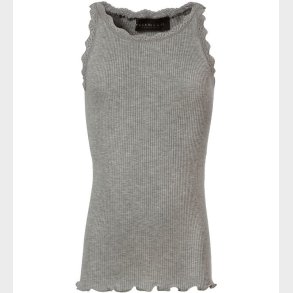 Rosemunde Top - Lang - Silke/Bomuld - Grmeleret