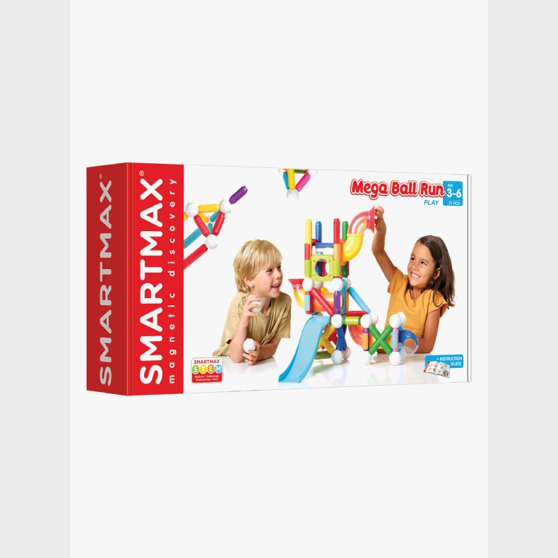 SmartMax Mega Ball Run Kuglelabyrint 71 Dele