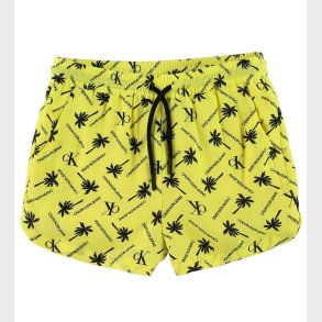 Calvin Klein Shorts - Palm - Gul m. Palmer