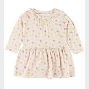 En Fant Kjole - Pudder m. Blomster/Glimmer