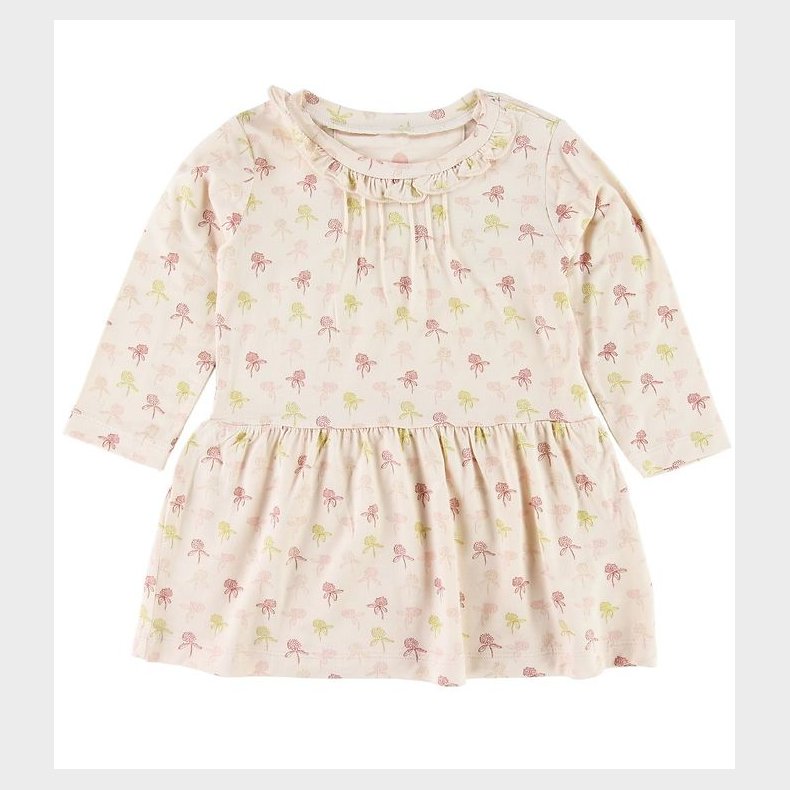 En Fant Kjole - Pudder m. Blomster/Glimmer