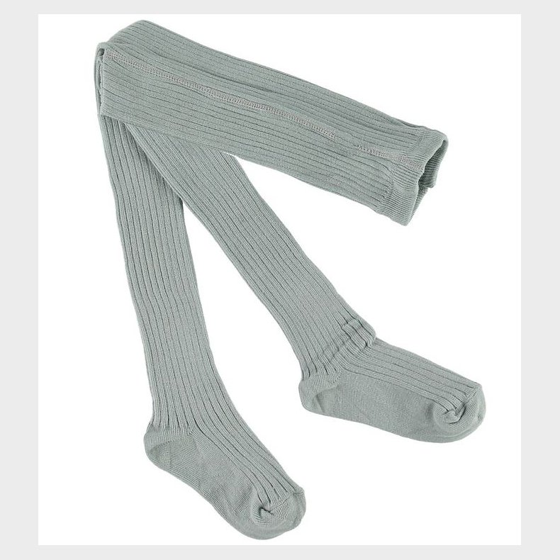 Melton Strmpebukser - Rib - Stvet Grn