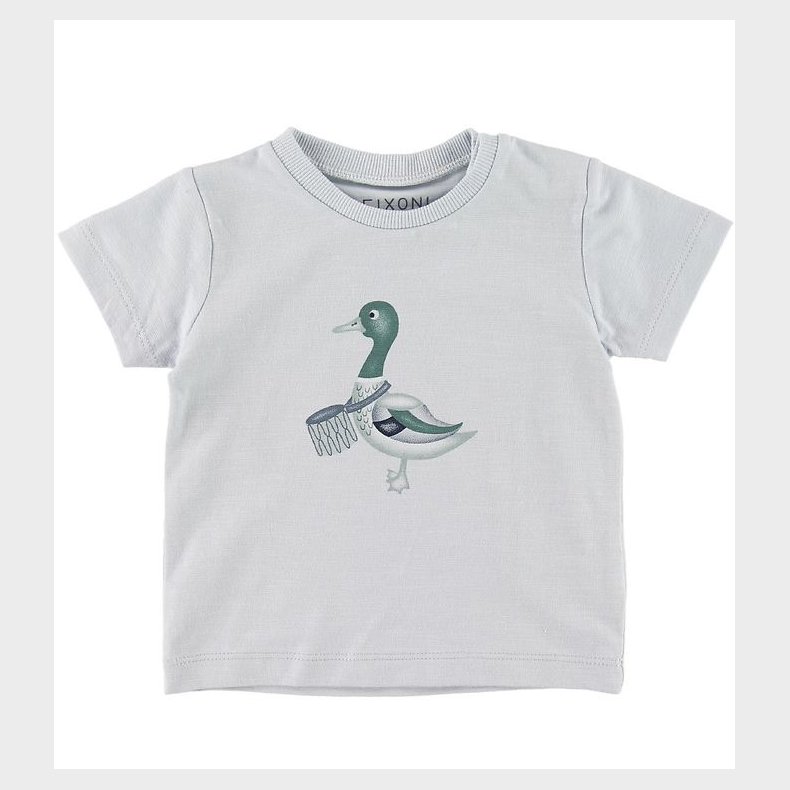 Fixoni T-shirt - Lysebl m. And