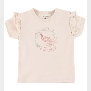 Fixoni T-shirt - Pudder m. Pfugl