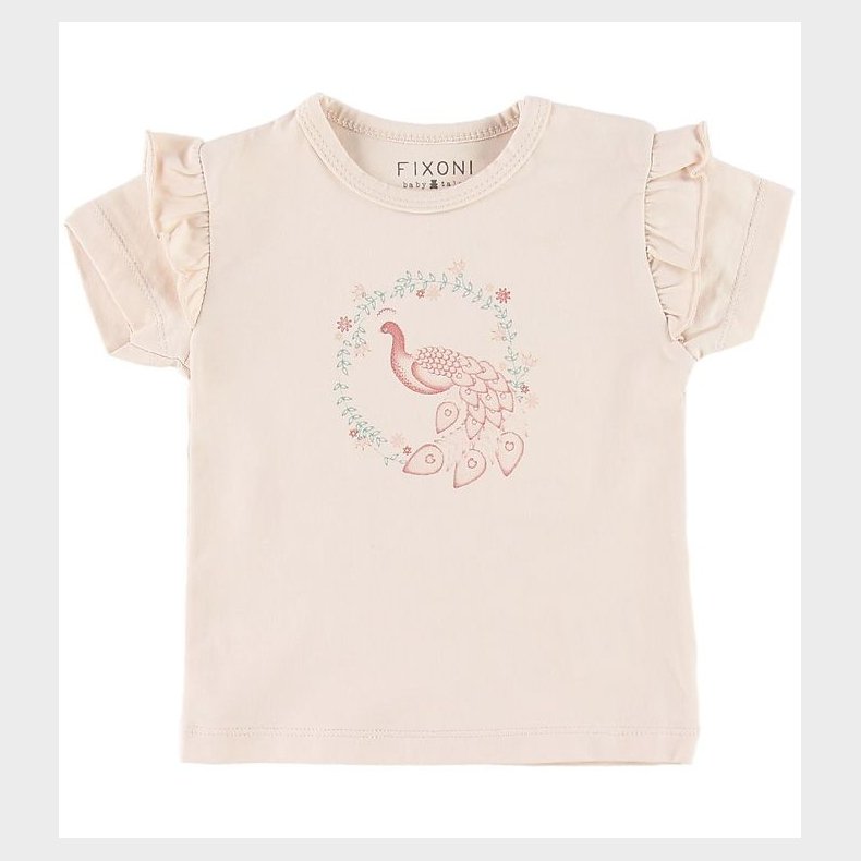 Fixoni T-shirt - Pudder m. Pfugl