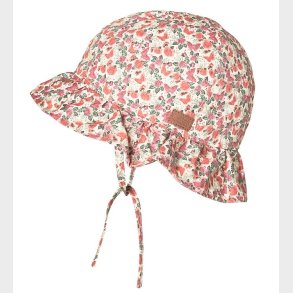 Melton Sommerhat - UV30 - Creme m. Roser