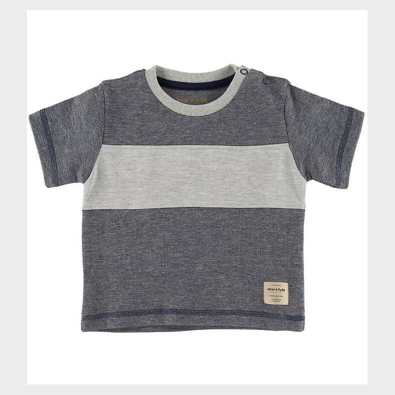 Mini A Ture T-shirt - Lyad - Ombre Blue