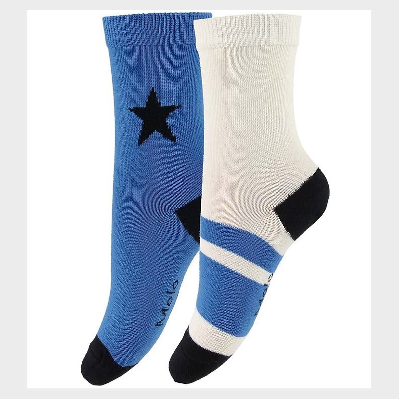 Molo Str�mper - 2-pak - Nitis - Azure