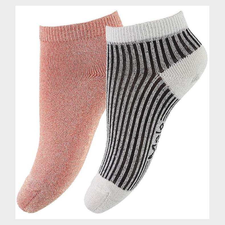 Molo Ankelstrmper - 2-pak - Noja - Aloha Peach