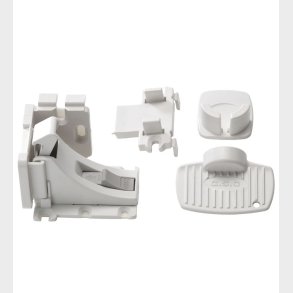 BabyDan B�rnesikring - Magnetl�s - Hvid