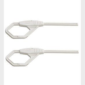 BabyDan Brnesikring - Skydels - 2 stk. - Hvid