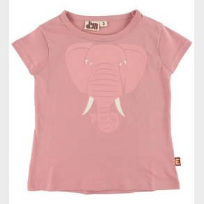DYR T-shirt - DYRWildlife - Rose Glow m. Elefant