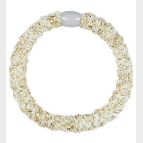 Kknekki Hrelastik - Lysebl/Guld Velour m. Glimmer