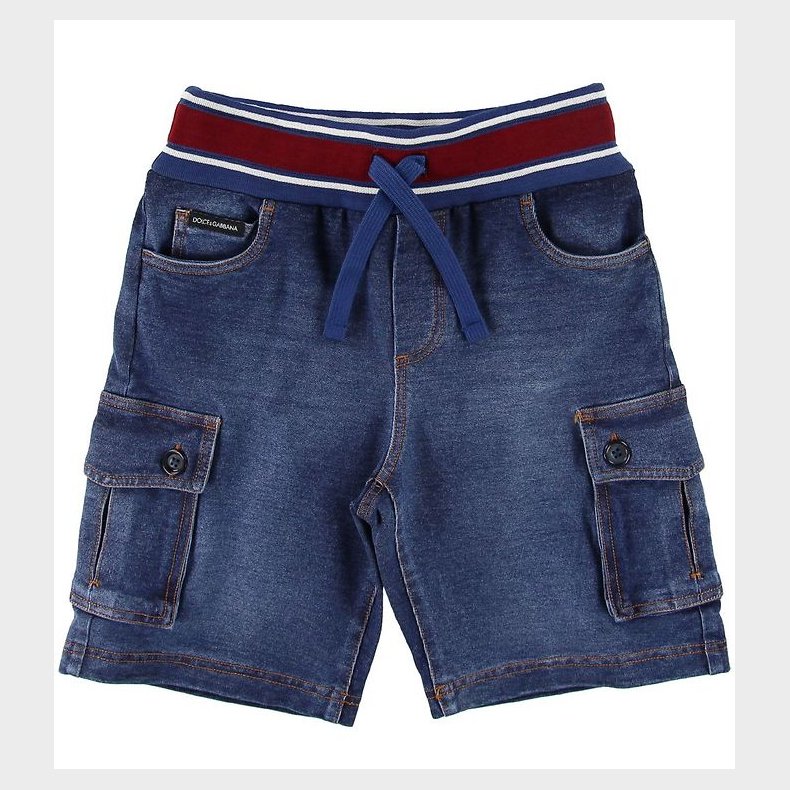 Dolce & Gabbana Shorts - Bl Denim m. Rd