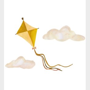 That's Mine Wallstickers - Drage - Lille - Ochre