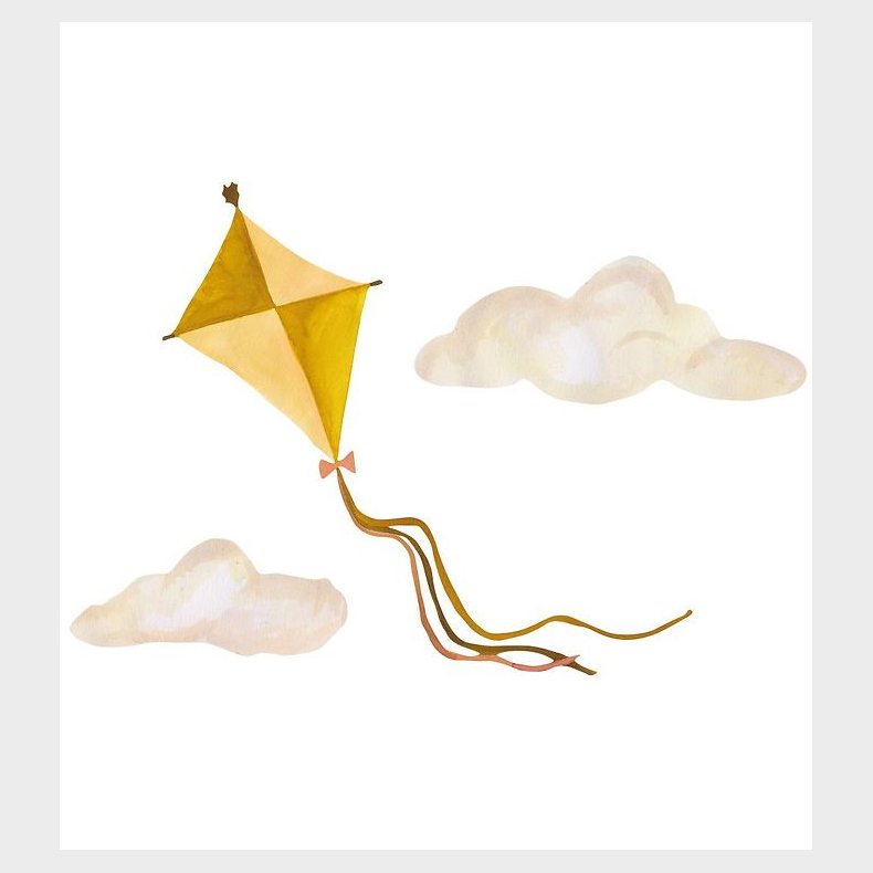 That's Mine Wallstickers - Drage - Lille - Ochre