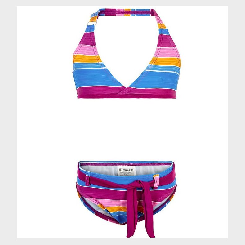 Color Kids Bikini - Tippe - Berry m. Striber