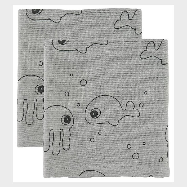 Done By Deer Babysvb - 120x120 - 2 stk - Sea Friends - Gr