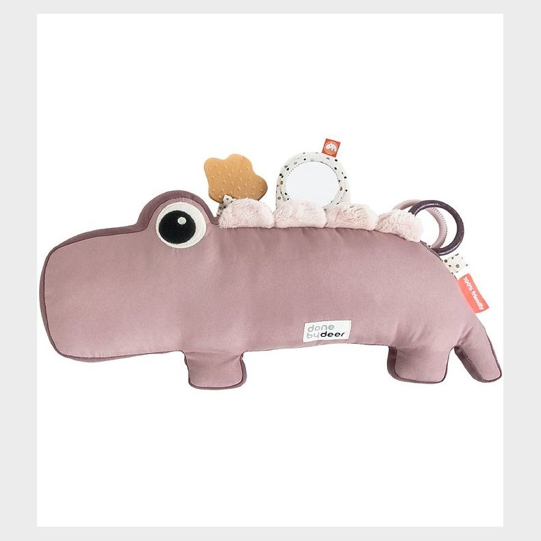 Done By Deer Pude m. Aktivitetsleget�j - Croco - 41 cm - Pudder
