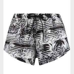 Puma Badeshorts - Sort/Hvid