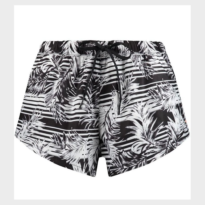 Puma Badeshorts - Sort/Hvid