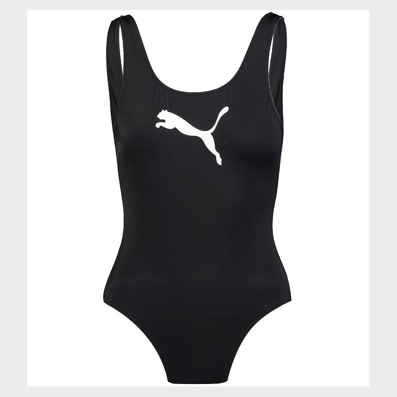 Puma Badedragt - UV50+ - Sort m. Logo