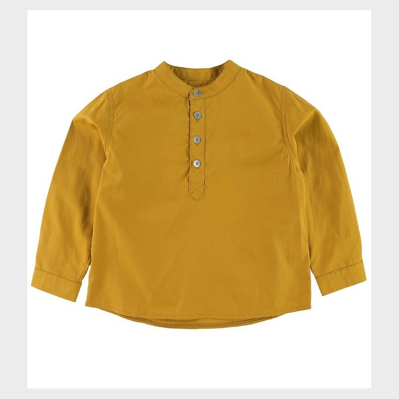 Christina Rohde Skjortebluse - Karry m. Knapper