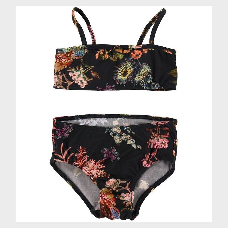Christina Rohde Bikini - Sort m. Blomster