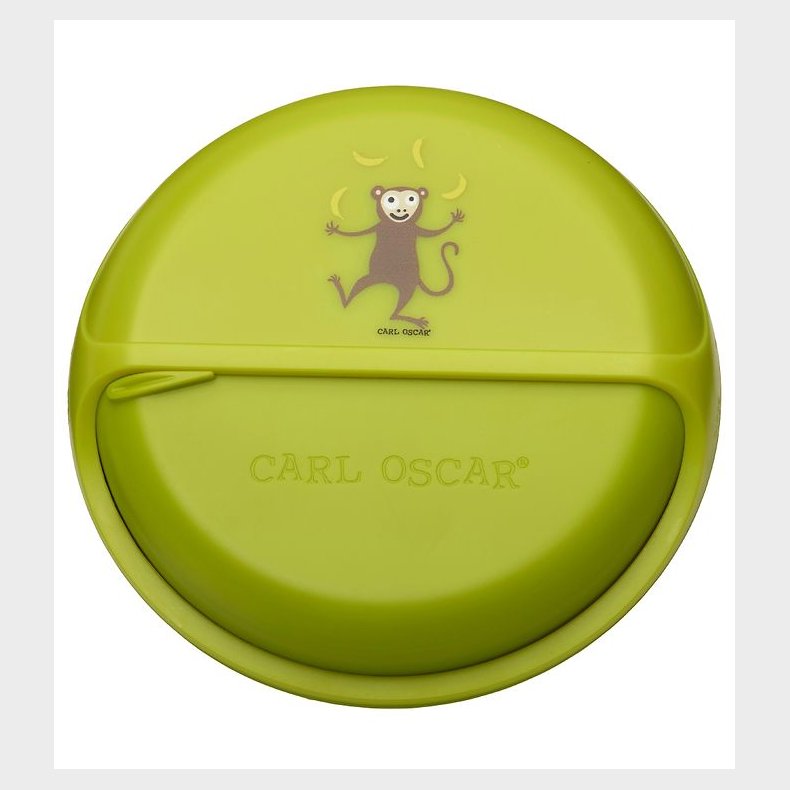 Carl Oscar Snackboks - BentoDISC - 18 cm - Lime Monkey