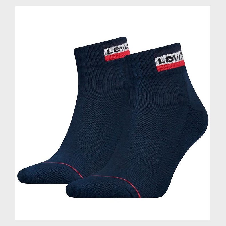 Levis Ankelstrmper - 2-pak - Mid Cut - Navy