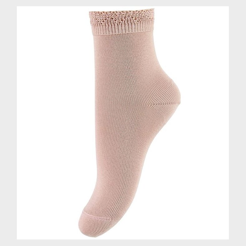 Condor Strmper m. Blondekant - Rosa